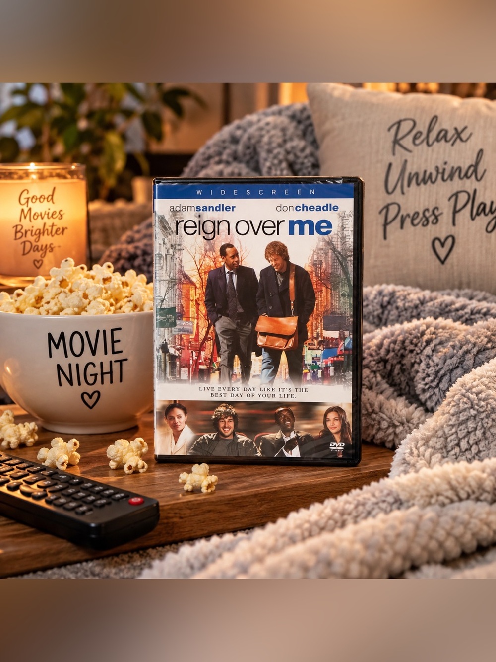 Reign Over Me DVD Widescreen Adam Sandler Don Cheadle Drama